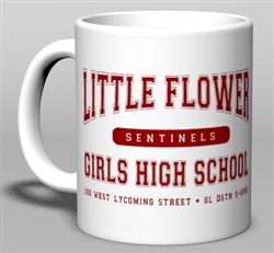 Sale!  Little Flower High School Ceramic Mug from www.retrophilly.com